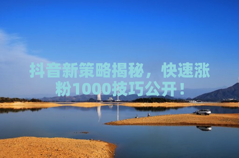抖音新策略揭秘，快速涨粉1000技巧公开！
