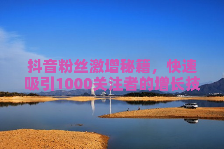 抖音粉丝激增秘籍，快速吸引1000关注者的增长技巧大公开