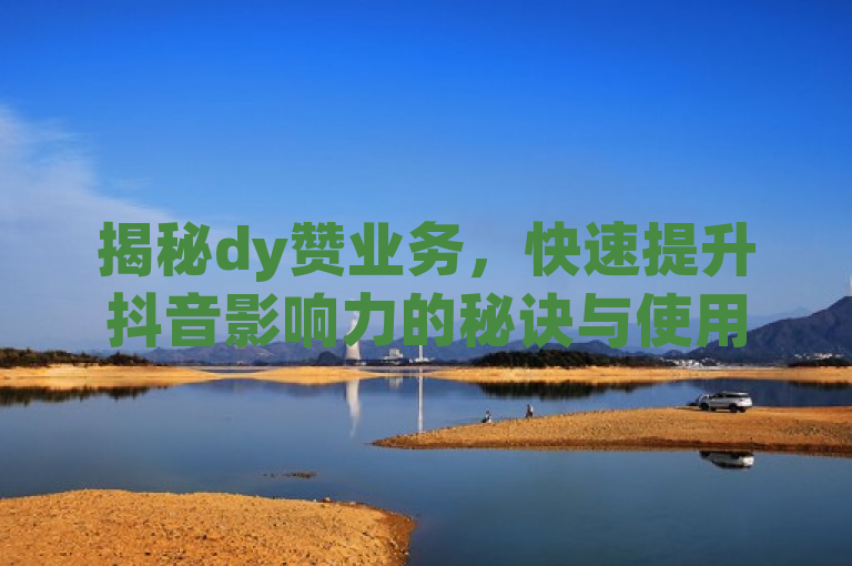 揭秘dy赞业务，快速提升抖音影响力的秘诀与使用技巧，简洁明了地概括了文章的核心内容，既突出了dy赞业务这一关键词，也提出了读者可能关心的焦点——快速提升抖音影响力的秘诀和使用技巧。同时，标题符合新闻标题的规范要求，没有使用不必要的标点符号，语言简洁且正式，适合作为一篇关于社交媒体营销和抖音平台业务分析的文章标题。