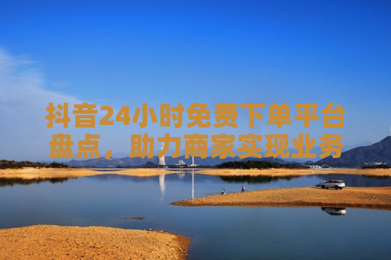 抖音24小时免费下单平台盘点，助力商家实现业务快速增长