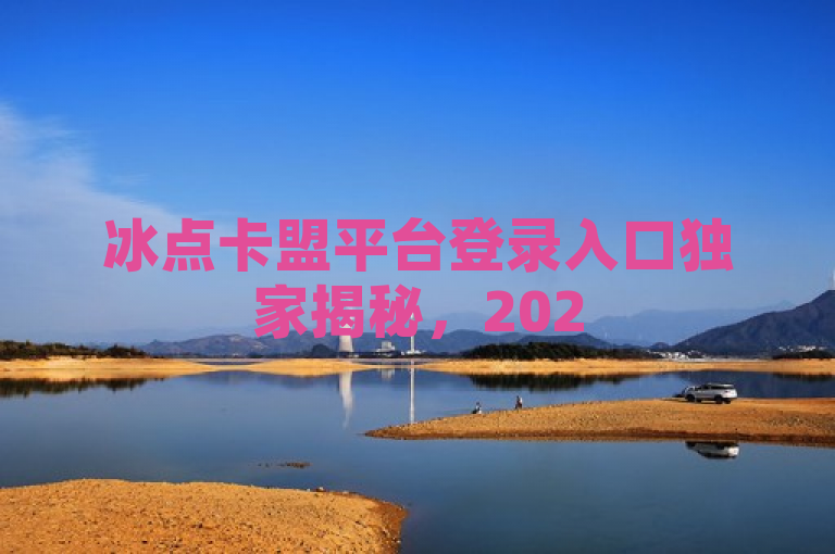 冰点卡盟平台登录入口独家揭秘，2025年必学，便捷进入平台！