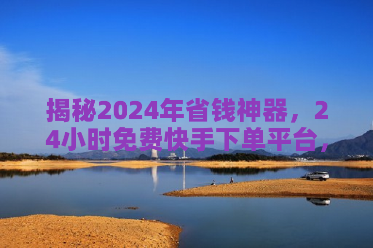 揭秘2024年省钱神器，24小时免费快手下单平台，极速下单助你省心省力！