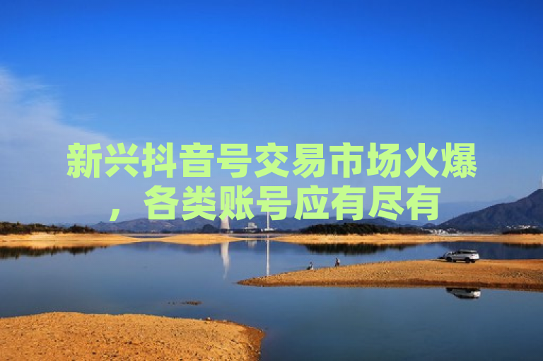 新兴抖音号交易市场火爆，各类账号应有尽有