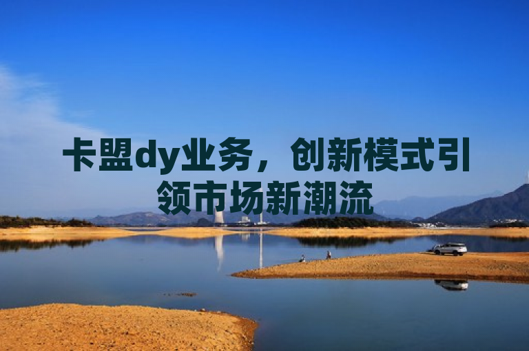 卡盟dy业务，创新模式引领市场新潮流