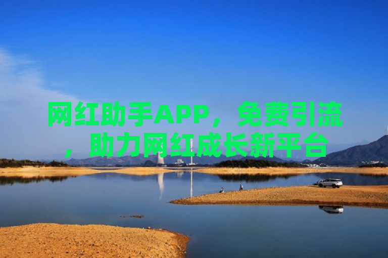 网红助手APP，免费引流，助力网红成长新平台