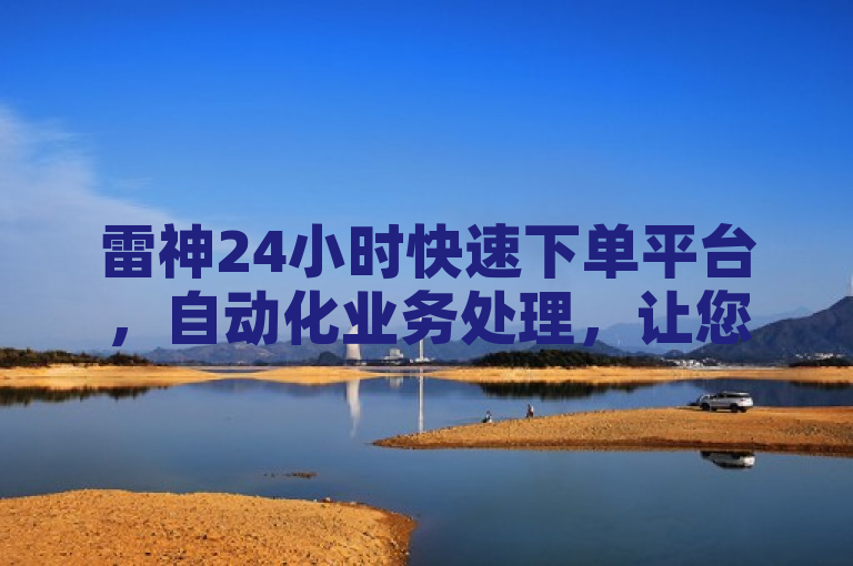 雷神24小时快速下单平台，自动化业务处理，让您轻松省时省力