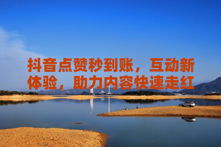 抖音点赞秒到账，互动新体验，助力内容快速走红