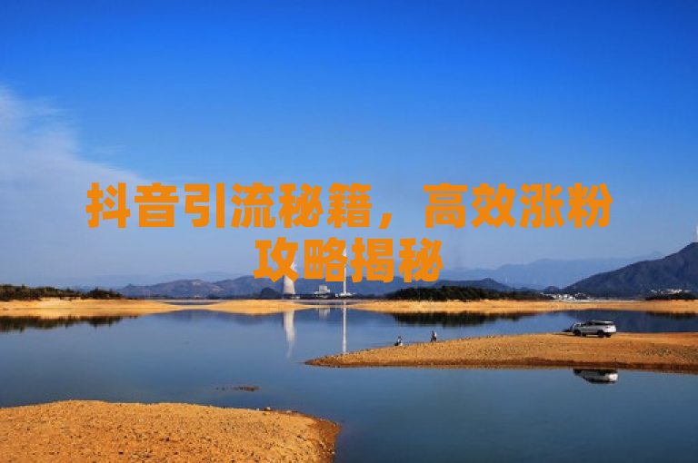 抖音引流秘籍，高效涨粉攻略揭秘
