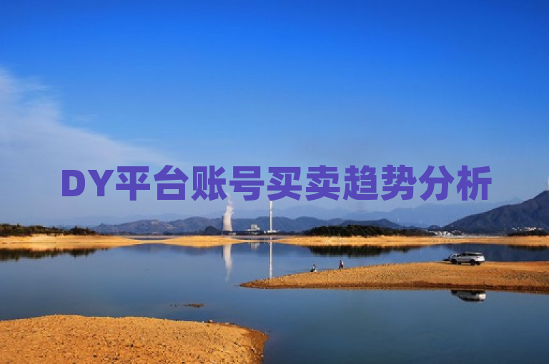 DY平台账号买卖趋势分析