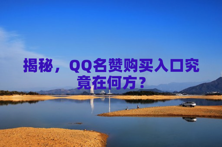 揭秘，QQ名赞购买入口究竟在何方？