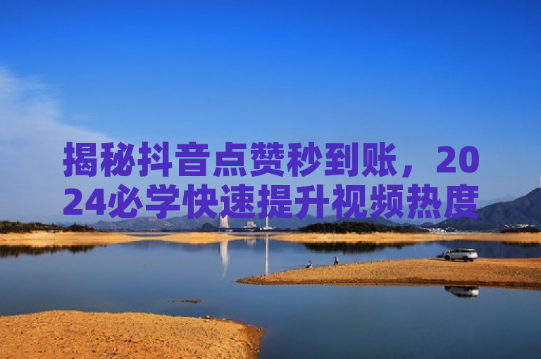 揭秘抖音点赞秒到账，2024必学快速提升视频热度的秘密武器