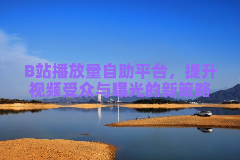 B站播放量自助平台，提升视频受众与曝光的新策略