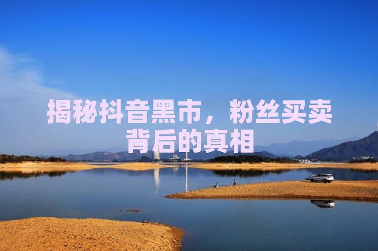 揭秘抖音黑市，粉丝买卖背后的真相