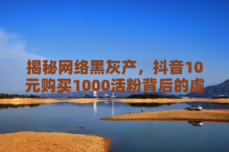 揭秘网络黑灰产，抖音10元购买1000活粉背后的虚假繁荣