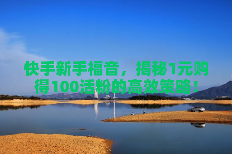 快手新手福音，揭秘1元购得100活粉的高效策略！