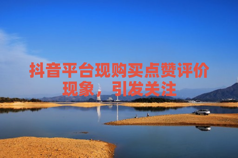 抖音平台现购买点赞评价现象，引发关注