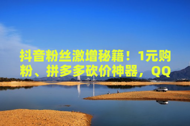 抖音粉丝激增秘籍！1元购粉、拼多多砍价神器，QQ空间人气飙升服务揭秘，通过揭示三种不同的网络服务——抖音粉丝购买、拼多多砍价以及QQ空间访问量下单，利用了人们对于快速提升社交平台影响力的心理需求，同时保持了一定的神秘感和吸引力。
