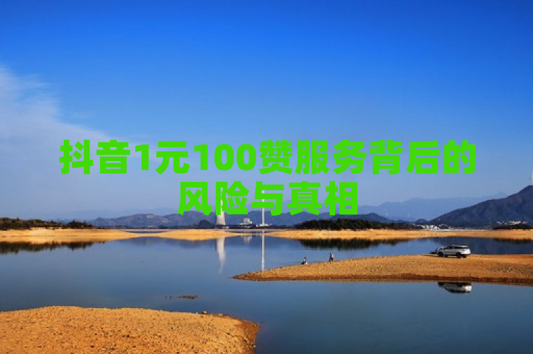 抖音1元100赞服务背后的风险与真相