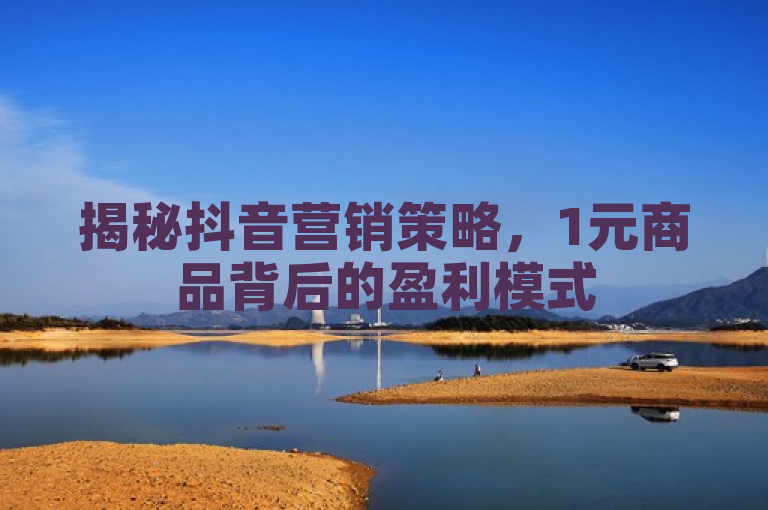 揭秘抖音营销策略，1元商品背后的盈利模式