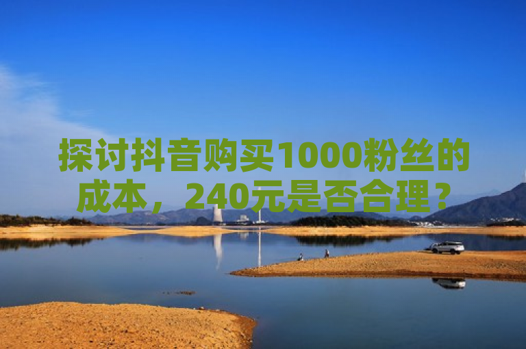 探讨抖音购买1000粉丝的成本，240元是否合理？