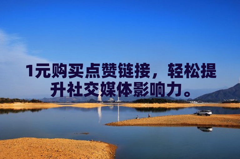 1元购买点赞链接，轻松提升社交媒体影响力。
