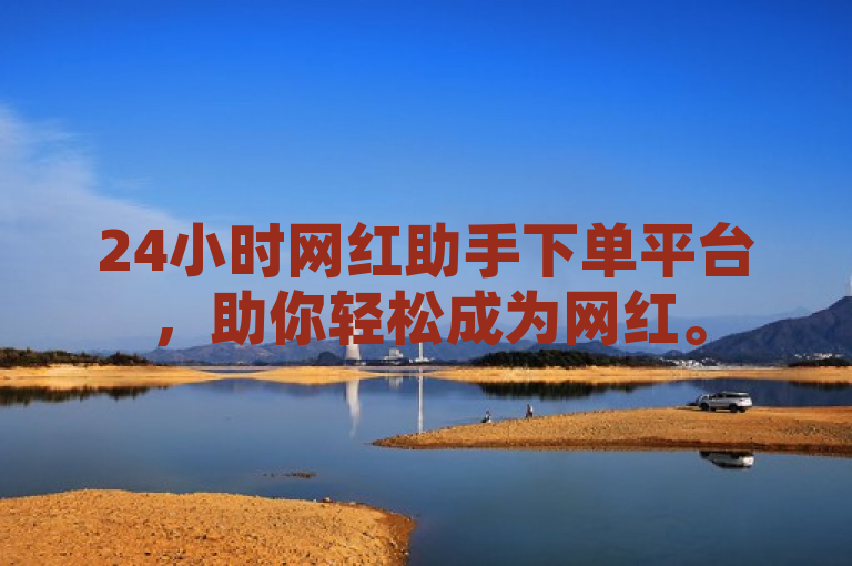 24小时网红助手下单平台，助你轻松成为网红。