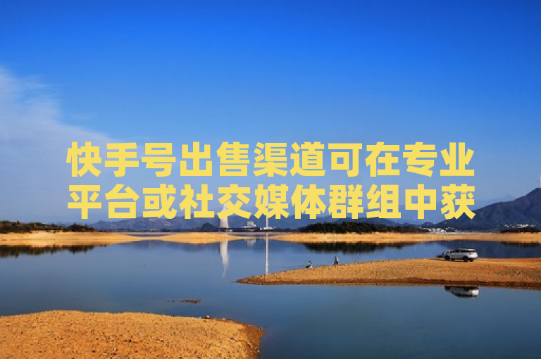 快手号出售渠道可在专业平台或社交媒体群组中获取。