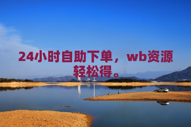 24小时自助下单，wb资源轻松得。