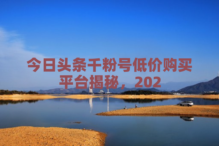 今日头条千粉号低价购买平台揭秘，2025年必学推荐！