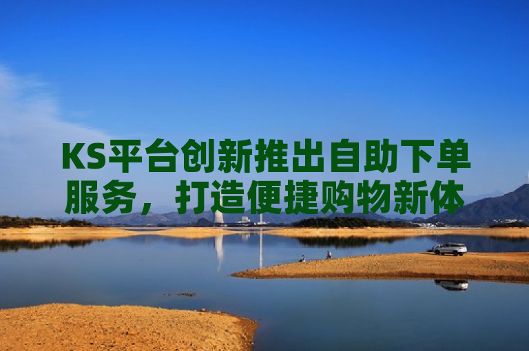 KS平台创新推出自助下单服务，打造便捷购物新体验。