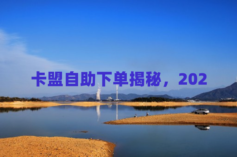 卡盟自助下单揭秘，2025年必学，享受超低价格！
