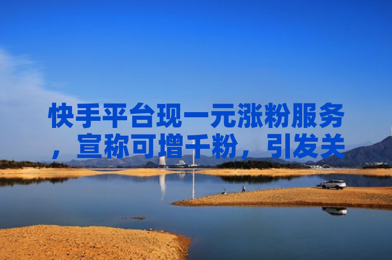 快手平台现一元涨粉服务，宣称可增千粉，引发关注。
