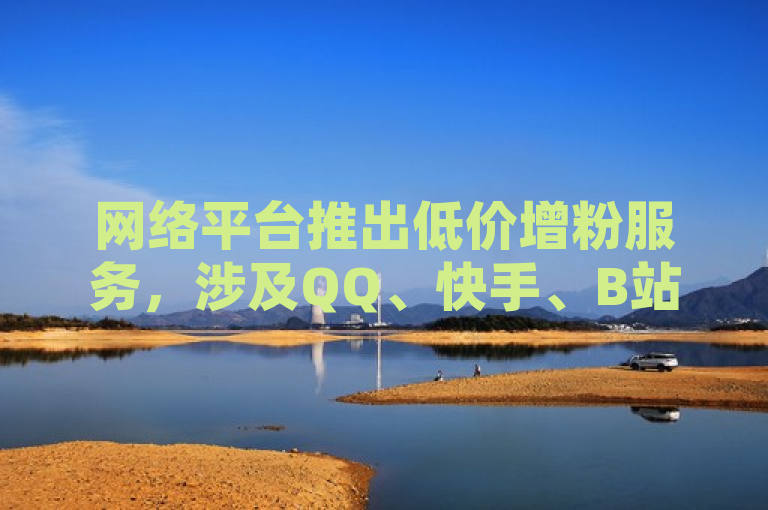 网络平台推出低价增粉服务，涉及QQ、快手、B站等社交平台。