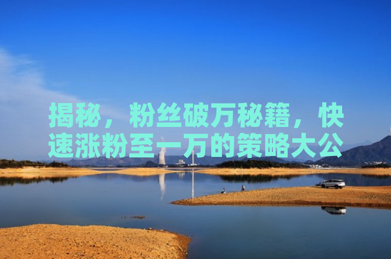 揭秘，粉丝破万秘籍，快速涨粉至一万的策略大公开！
