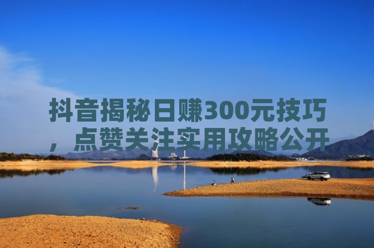 抖音揭秘日赚300元技巧，点赞关注实用攻略公开！