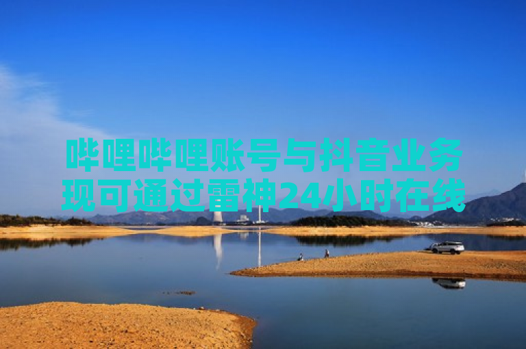 哔哩哔哩账号与抖音业务现可通过雷神24小时在线平台批发购买。