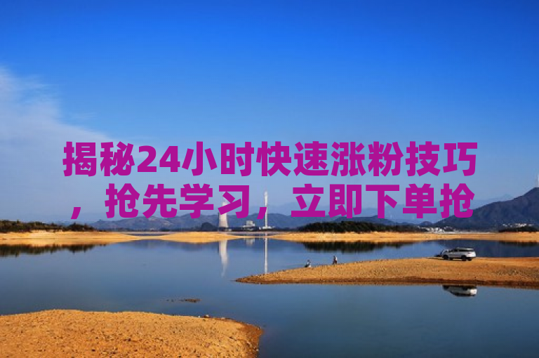 揭秘24小时快速涨粉技巧，抢先学习，立即下单抢占市场先机！