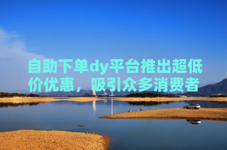 自助下单dy平台推出超低价优惠，吸引众多消费者抢购。