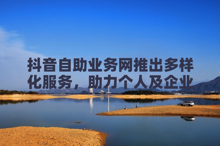 抖音自助业务网推出多样化服务，助力个人及企业快速发展。