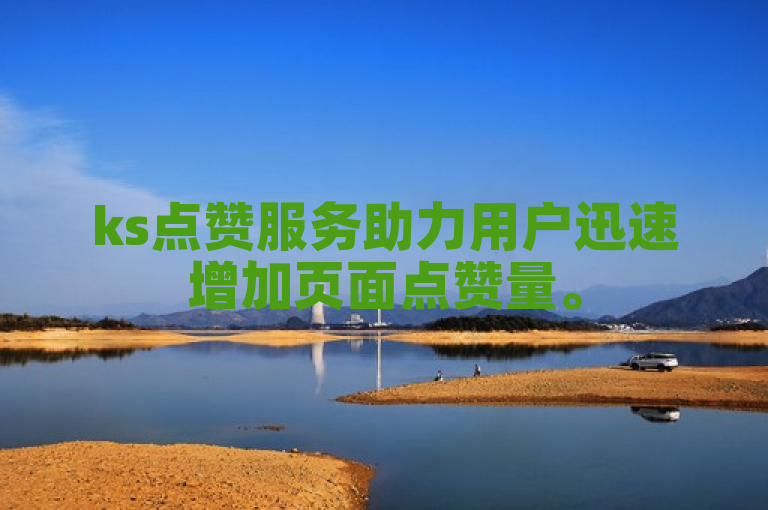 ks点赞服务助力用户迅速增加页面点赞量。