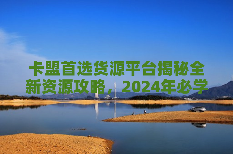 卡盟首选货源平台揭秘全新资源攻略，2024年必学！