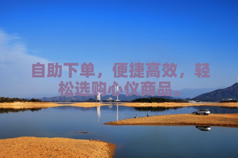 自助下单，便捷高效，轻松选购心仪商品。