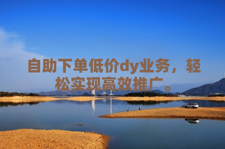 自助下单低价dy业务，轻松实现高效推广。