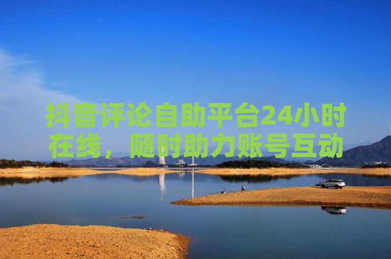 抖音评论自助平台24小时在线，随时助力账号互动。