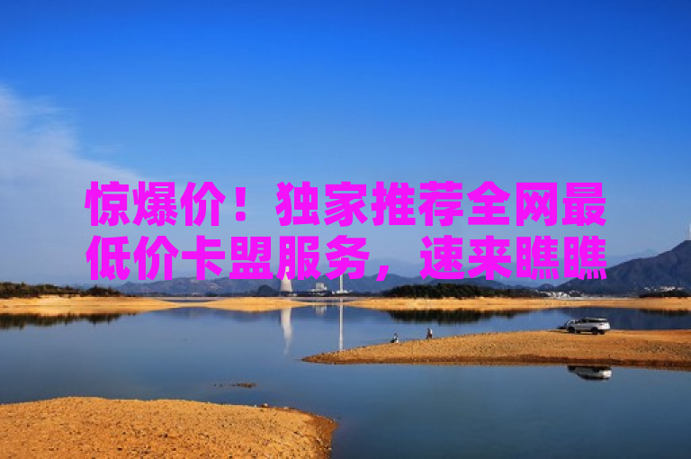 惊爆价！独家推荐全网最低价卡盟服务，速来瞧瞧！