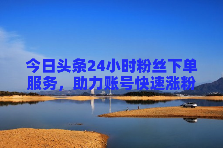 今日头条24小时粉丝下单服务，助力账号快速涨粉。
