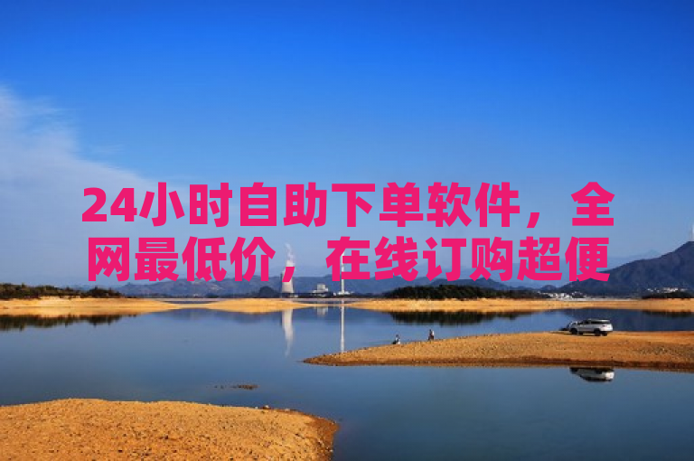 24小时自助下单软件，全网最低价，在线订购超便捷。