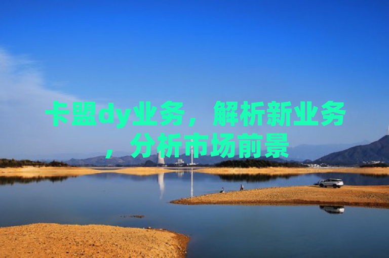 卡盟dy业务，解析新业务，分析市场前景