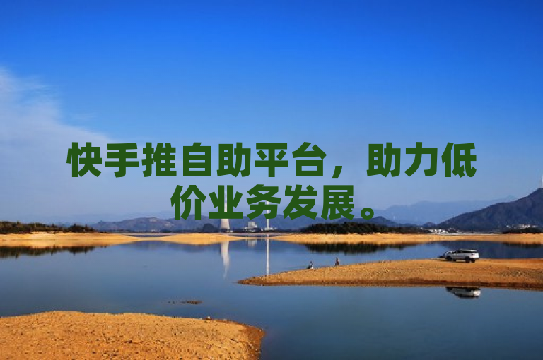 快手推自助平台，助力低价业务发展。