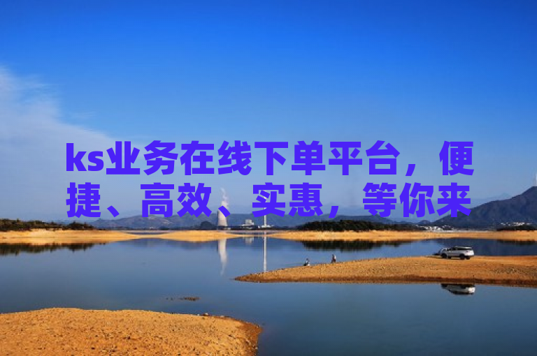 ks业务在线下单平台，便捷、高效、实惠，等你来体验！